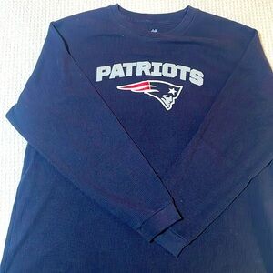 Long sleeve thermal New England Patriots shirt